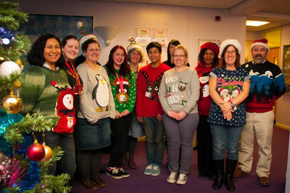 Happy #ChristmasJumperDay from the Sixth Form
