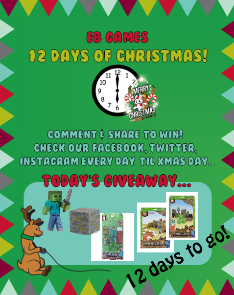EBGamesAus's tweet photo. We are getting into the Christmas Spirit nice and early! RT this post for a chance to win 1 of 6 Minecraft Prizes. http://t.co/L6YJhAWbz4