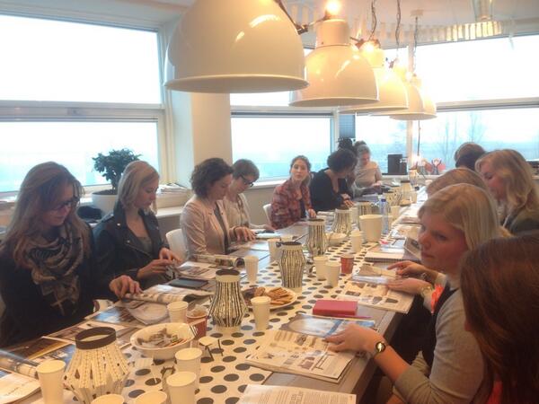 Vtwonen koffietafel met lezeressen op de redactie in Hoofddorp!