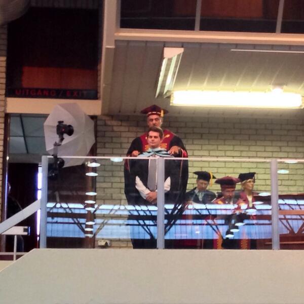 La_Cat_Lewis's tweet photo. @JVKaras_17 so proud of you earning your stripes last night #SUGraduation #brekhons #celebrations http://t.co/nhNZ26peMw