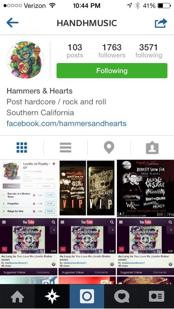 HandHMusic's tweet image. Check out our #instagram !!! @HandHMusic !!! Same handle as the tweet tweet!!