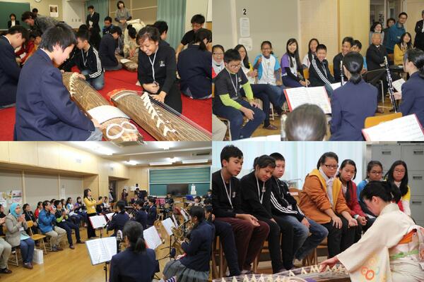 ট ইট র 大田区 本日 シンガポールの中学生16名が羽田中学校 を訪問 吹奏楽部の見学や特別支援学級生徒の琴演奏による歓迎で交流を深めました この交流は 外国人観光客誘致を進める大田区が 今年の夏に海外の旅行会社を招いたことがきっかけで実現しました