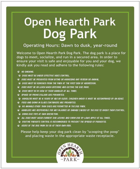 We are very happy to announce that the Dog Park is open!   Located on the Intercolonial side of Ferry Street Bridge