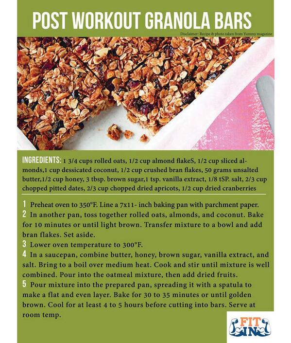 FITIN_MNL's tweet photo. These pick-me-up, post-workout snacks can be made ahead of time so you can bring and snack on it practically anywhere http://t.co/ilHJYn25FK