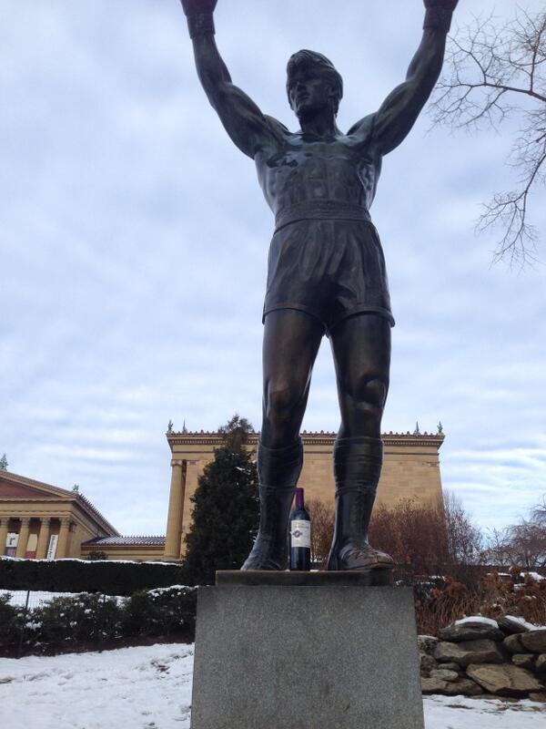 MurphyGoodeWine's tweet photo. We found #rocky! #armynavy #philly http://t.co/c4O4wP8vVI