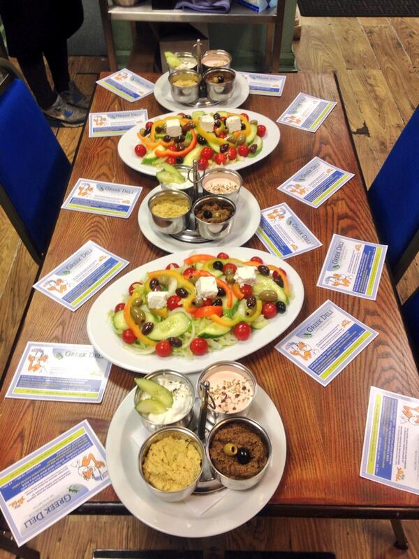 This is how we do it at Thegreedygreekdeli#Sheffield #sheffieldbusinessawards #Sheffielders #Christmas #no1