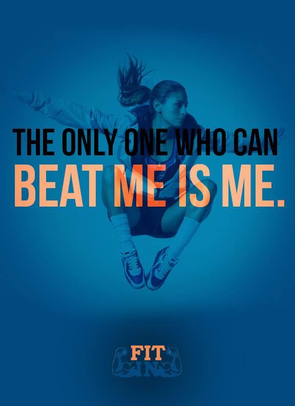 FITIN_MNL's tweet photo. The only one who can beat me is me. 
Be motivated to exercise! #fitness #motivation http://t.co/7y6emWrwND