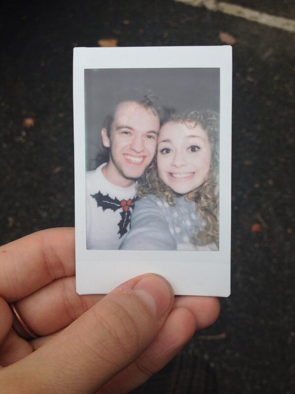 CarrieHFletcher's tweet photo. First picture of today was taken on my Instax! #TeamHopefuls http://t.co/2OL1yckkxp