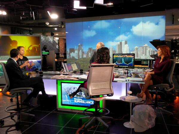 Armada's tweet photo. Doing promo today in New York, here's @arminvanbuuren at @bloombergtv. #AONY http://t.co/x0fxRtbYvq