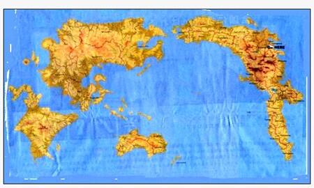 倭マン オーストラリア 四国そのままやんw Rt Omosirochiri これはすごい 日本地図をバラバラにして世界地図 にした地図 Http T Co Mdatcsfnjj