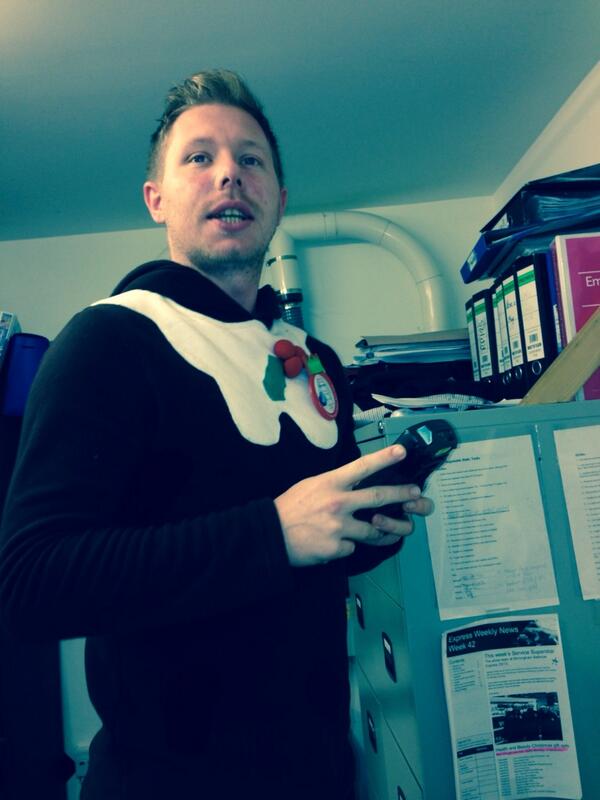 Someone feels a right pudding!