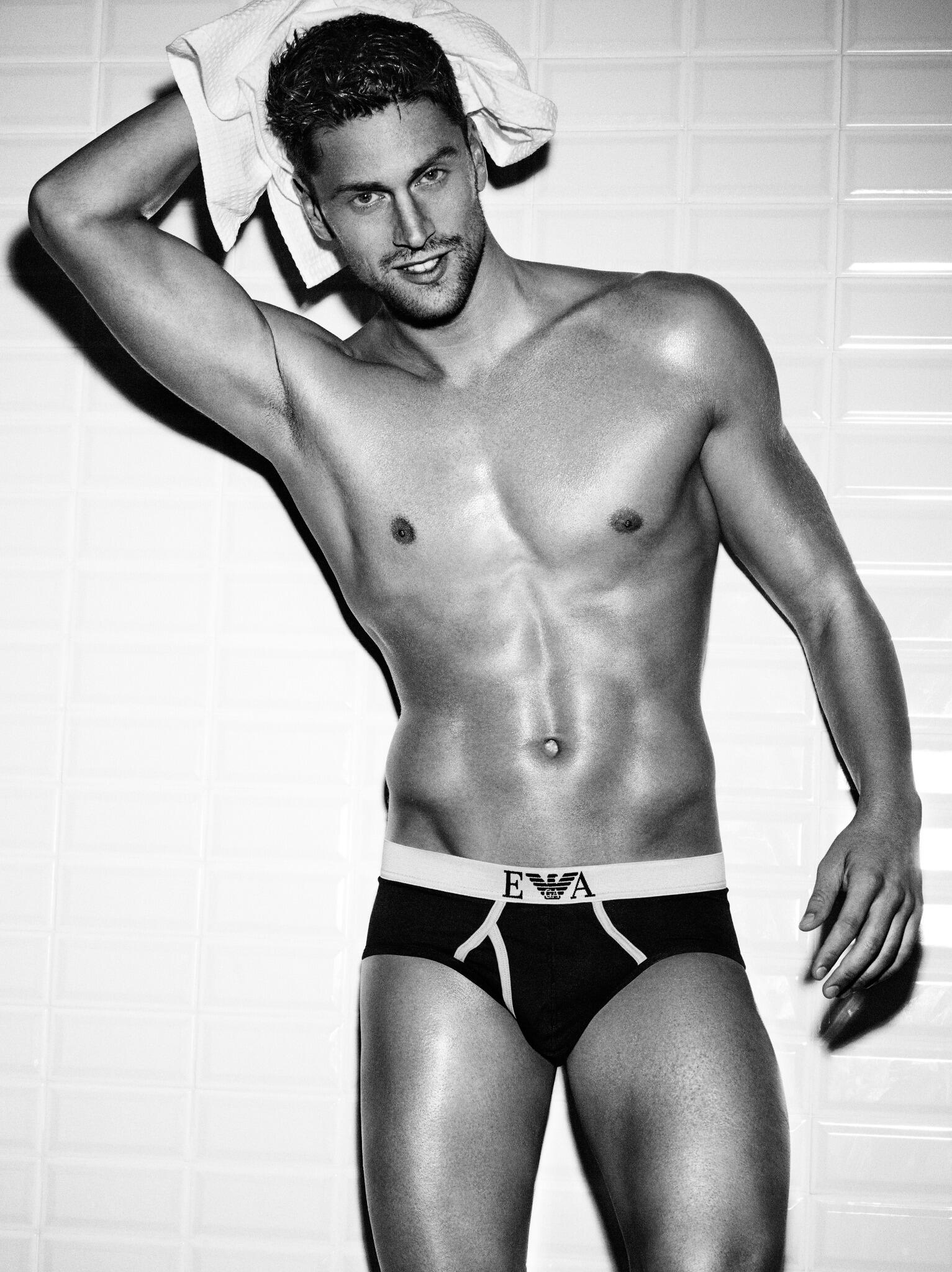 Armani on X: Italian swimmer Luca Dotto for Emporio Armani #Underwear -   / X