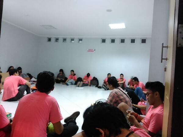 Teman2 panitia evaluasi akhir wajahnya sudah pada keriting, teman2 terima kasih banyak atas kerjasamanya <3