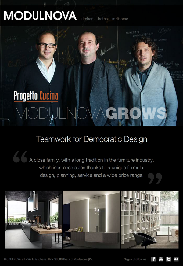 MODULNOVA's tweet image. #Teamwork for #DEMOCRATICdesign from @MODULNOVA band of brothers, #ProgettoCucina feat story  modulnova.it
