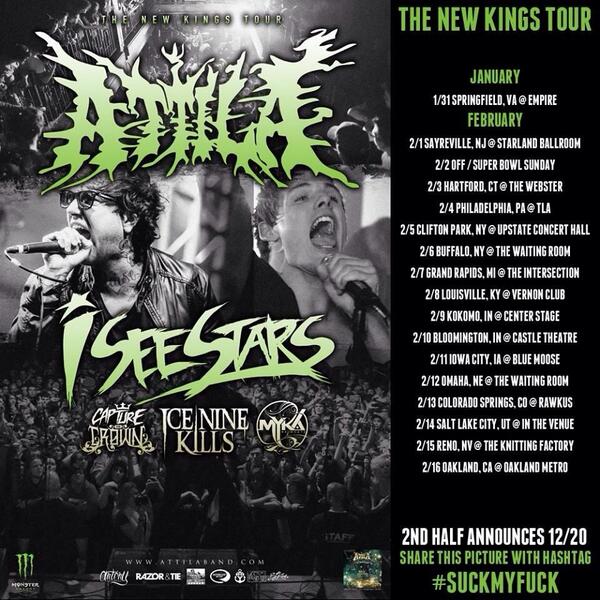 NoBrakesAndrew's tweet photo. @KingdomRVA check out the top photo of the Attila tour flyer! http://t.co/dLgFO28D37