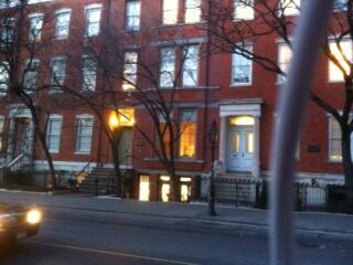 Billnyu's tweet photo. #txtida #nycarch Row houses Greek revival, columns, geometric shapes http://t.co/mj5Tbg60hd