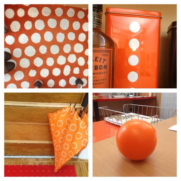 CuticoneDesign's tweet image. Looks like we have a thing for orange and dots!