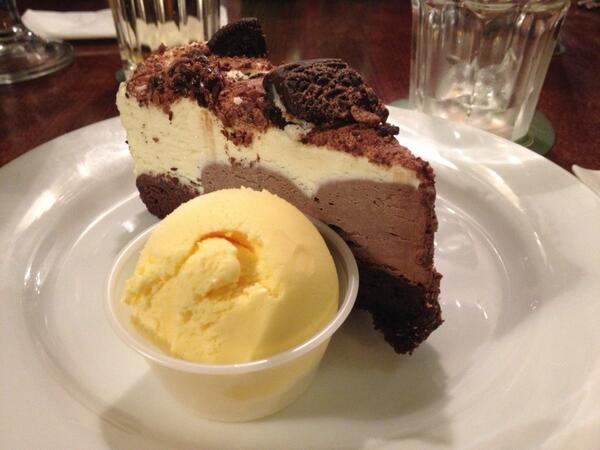 callumsfood's tweet photo. Chocolate Brownie Cake @ The Justinlees, Midlothian. http://t.co/9LosBFYv1P