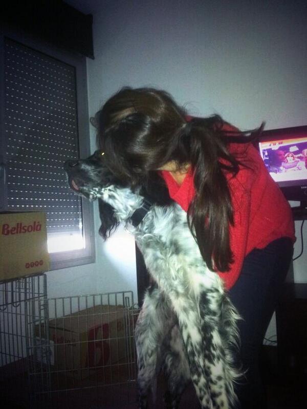 Mariahaddow's tweet photo. Con mi peludo!!! ;-) @Franhernandez88 http://t.co/7E5ny4P0i8