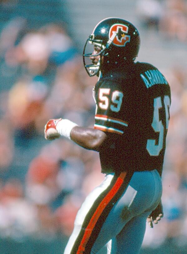 HoustonGamblers's tweet photo. Everyone have a great weekend... This week's Friday photo: Linebacker Andy Hawkins! http://t.co/dewGruudlX