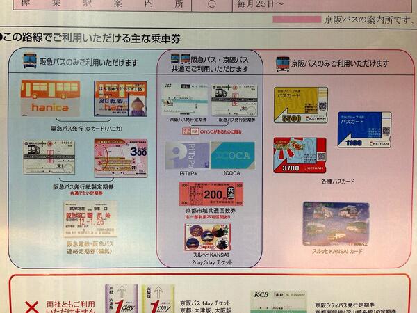 阪急 バス 定期 券 阪急バスの路線図 時刻表 運賃 定期券