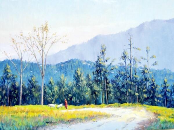 etribune's tweet photo. (News) Soft strokes: A tribute to Kashmir’s splendour http://t.co/tI6eQWJasy #Pakistan #Islamabad http://t.co/01Gi4yC2bt
