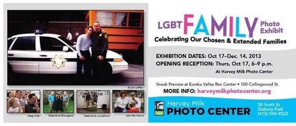 HMPC50's tweet photo. LGBT Family photo exhibit closes tomorrow. 1-4pm closing party. @BayAreaArts @onlyinsf @judywalgren @KQEDarts plz RT http://t.co/RuAzzb1xVn