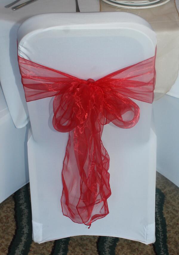 FlowersSheff's tweet image. Chair Covers and Sashes with @extraelegance @FlowersSheff #sheffieldhour #weddinghour
