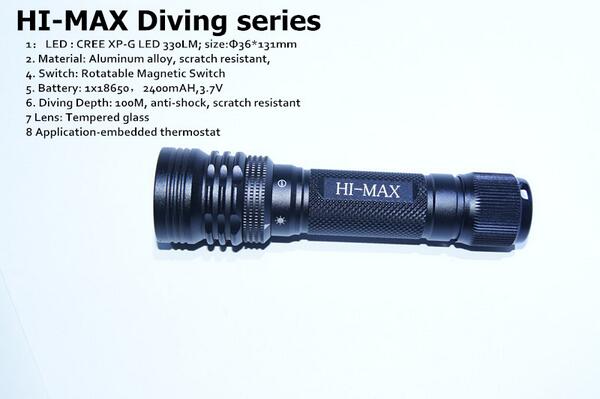 minosyu2013's tweet photo. scuba diving torch every element was extraordinary: CREE XP-G LED 330LM; size:Φ36*131mm 2. Material: Aluminum alloy, http://t.co/ePSJ6u0UaL