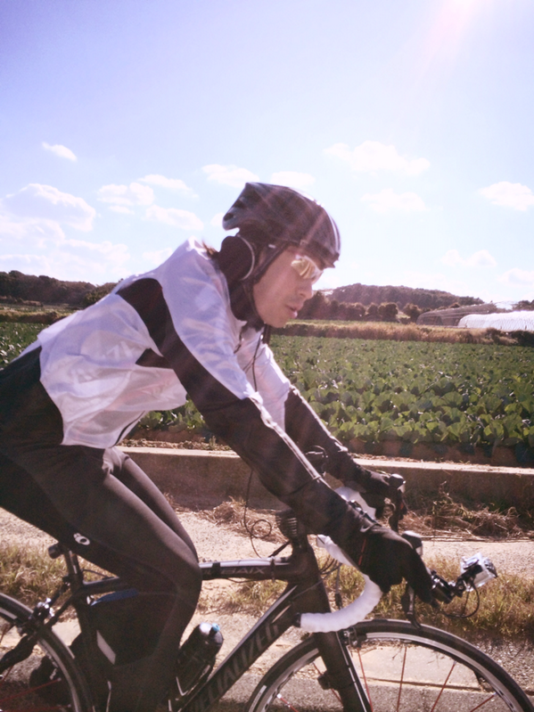 野島裕史 自転車３９０キロの旅に挑戦中の鈴村くん 強風の中キャベツ畑沿いを走る サポートカーから撮影しましたよ Http T Co Xftyfaxfdc