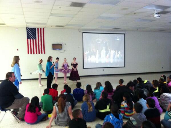 NLawrenceville's tweet image. Gwinnett Ballet Theatre at career day for the #lawrenceville elementary school #Nutcracker
