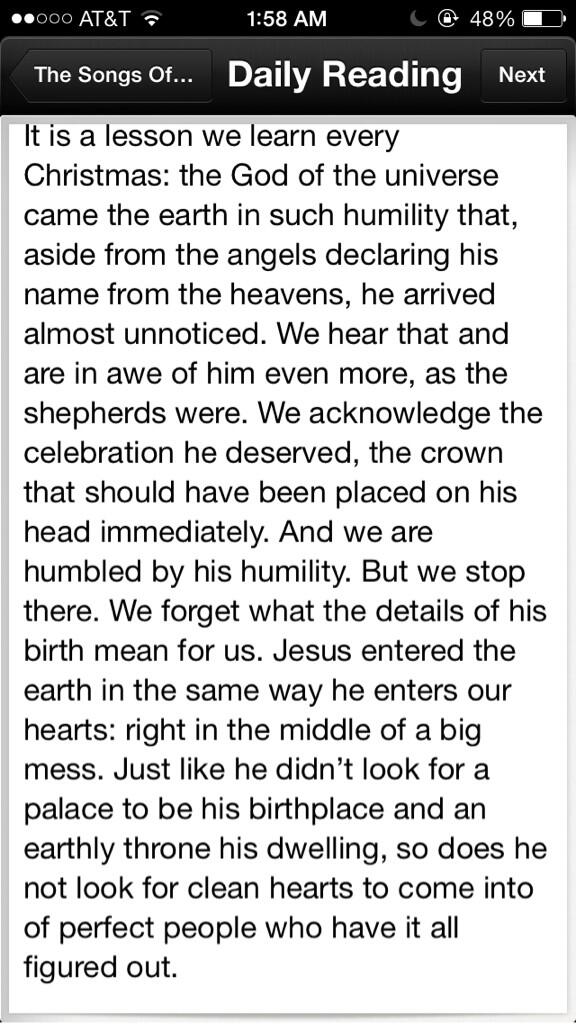 brooklizzle's tweet image. Jesus is the reason for the season. #GloriaInExcelsisDeo #TRUEhumility