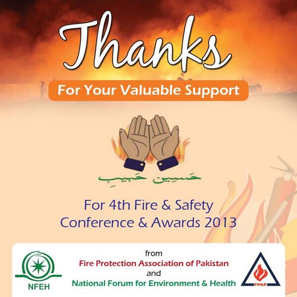 AnumShakeel1's tweet image. #NFEH &amp;amp; TMC would like to thank
"Hussain Habib" for their immense Support on“4TH INT’L CONVENTION ON #FIRESAFETY”