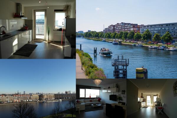 Uitzicht op de skyline, veel zonlicht, eigen pp &amp; vanaf nu #tekoop Spangesekade 77a #Rotterdam bit.ly/18IfFWI
