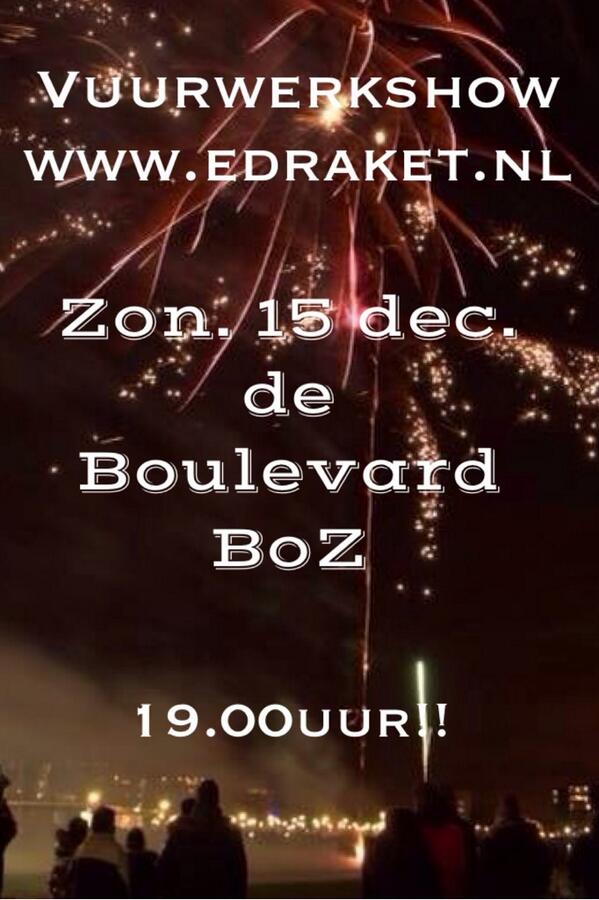 edraketvuurwerk's tweet photo. Let op !!!! #vuurwerk #edraket #vuurwerkshow http://t.co/JLKaCxymuW