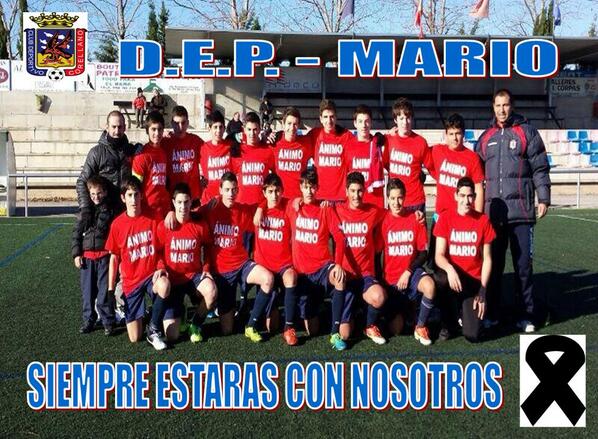 CD_Corellano's tweet photo. Siempre estaras con nosotros D.E.P. MARIO http://t.co/Cx7wDH2Amh