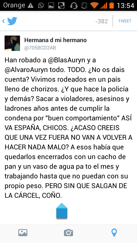 7058CD2AB's tweet photo. ¡Chicos mucho ánimo! Espero que se solucione pronto @AlvaroAuryn @BlasAuryn @Franchejo @Magitorras @Tony__Aguilar http://t.co/TT6ohFxtq0
