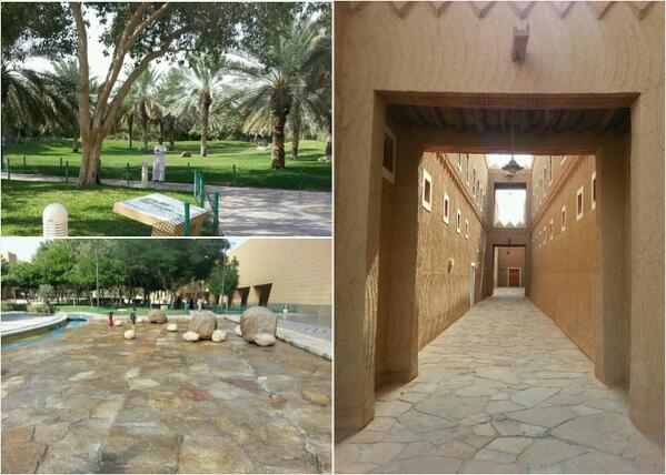 من الأماكن الجميلة في مدينة #الرياض وتستحق الزيارة للترويح عن النفس؛ مركز الملك عبدالعزيز التاريخي وسط الرياض..