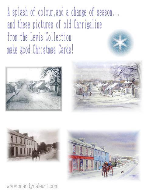 CarrigalineBook's tweet photo. Mandy Dale has painted beautiful historic scenes of snowy Carrigaline - we are now stocking these as Christmas cards! http://t.co/3EPu3Dr9qe
