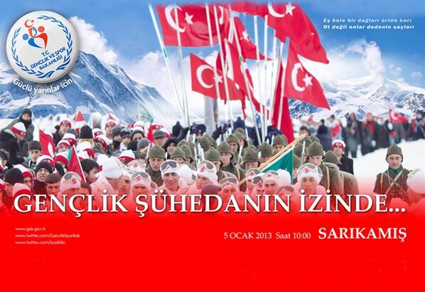 gencliksporbak's tweet photo. Binlerce genç 5 Ocak'ta Sarıkamış'ta!

http://t.co/SG80tR9pdt http://t.co/hTMySVyTBR