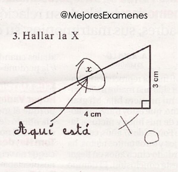 activadogye's tweet photo. Ojala hubiera sido tan facil como esto Hallar la X http://t.co/WfaKyGlkHN