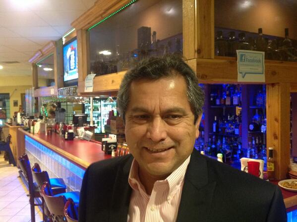 BudKennedy's tweet photo. Campaign day for D's: Tom Sanchez (pic), Mike Martinez, Libby Willis, Ramon Romero at Nuevo León #txlege #tx2014 http://t.co/3EHn6oauZP