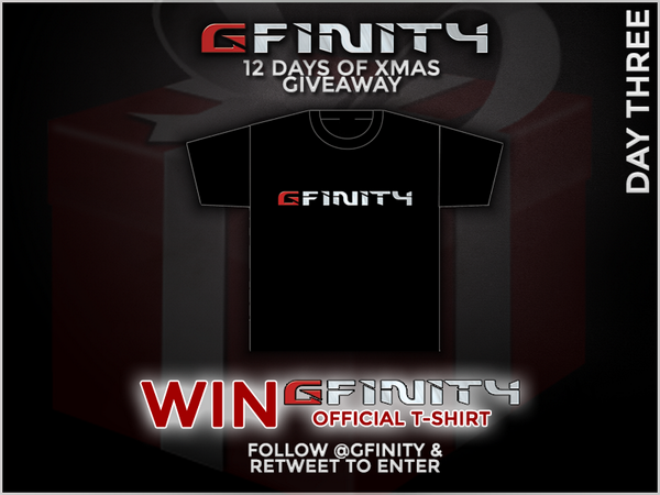 Gfinity's tweet photo. Day Three of our #12DaysofXmasGiveaway!

Follow &amp; RT for a chance to win today's prize!

Entry ends at Midnight! http://t.co/BiAcvtK9wU