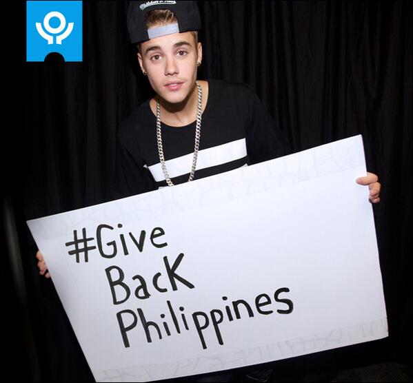 CBsweepstakes's tweet photo. 2 DAYS TO GO to help @JustinBieber #GiveBackPhilippines! Let's do this! http://t.co/aExaUvHOIt http://t.co/6z6i0y1KGi