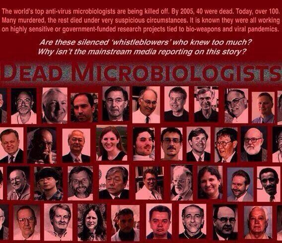terrifyingposts's tweet photo. Did the world's top anti-virus microbiologists know too much? http://t.co/HUrqQCv4lc