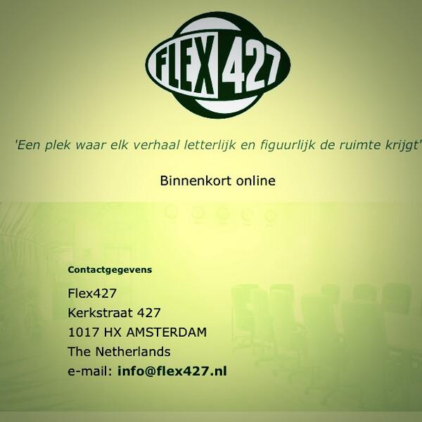 Flex427Events's tweet photo. Wij bieden je de ruimte voor vrijwel elk evenement in Amsterdam, meer info binnenkort op http://t.co/6RYQzw4wu6 ! http://t.co/LzFJkH8x4l