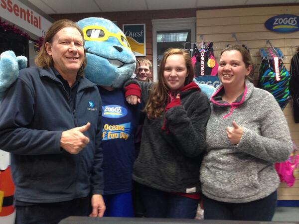 Look who's been to visit us today for Badge Night