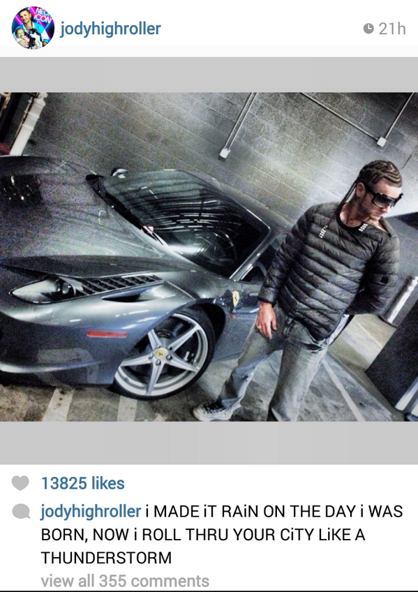 ChillTrillBill's tweet photo. RiFF RAFF is my god damn role model. http://t.co/cGWhFUPb85