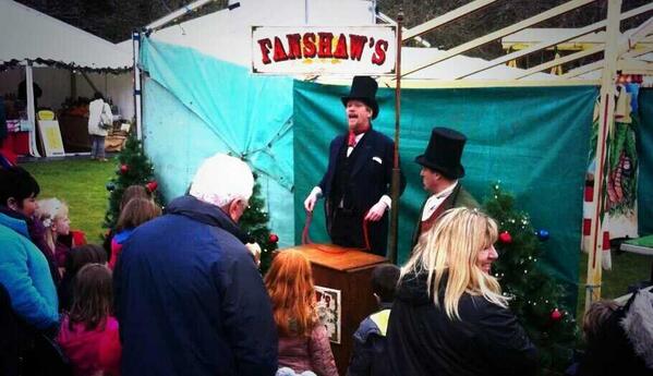 Fanshaws1837's tweet photo. Another grand day out for Archie &amp; Bert at today's @BryngarwHCP Victorian Fayre. #Fanshaws #Victorian #Comedy #Magic http://t.co/Zw4nlazOFp