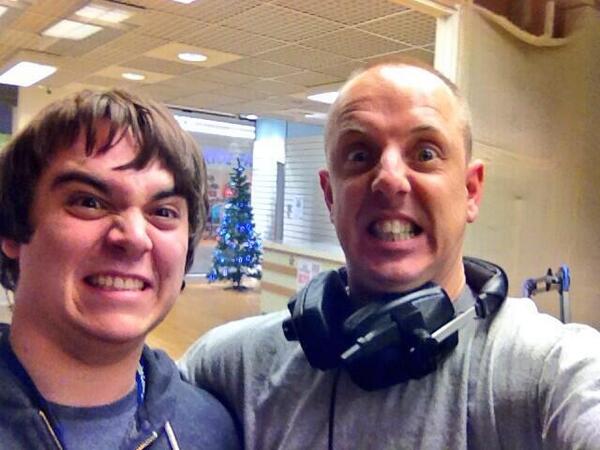 DJMistACee's tweet photo. And with a Quick edit = “@TheSoundGallery: To many males @WycombeSound @bluntphil These guys need ladies !!!!!!!   http://t.co/J7RR2kUizC”